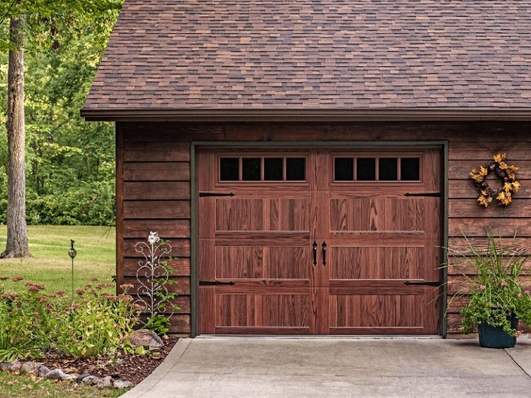 Overlay Versus Stamped Carriage Garage Doors