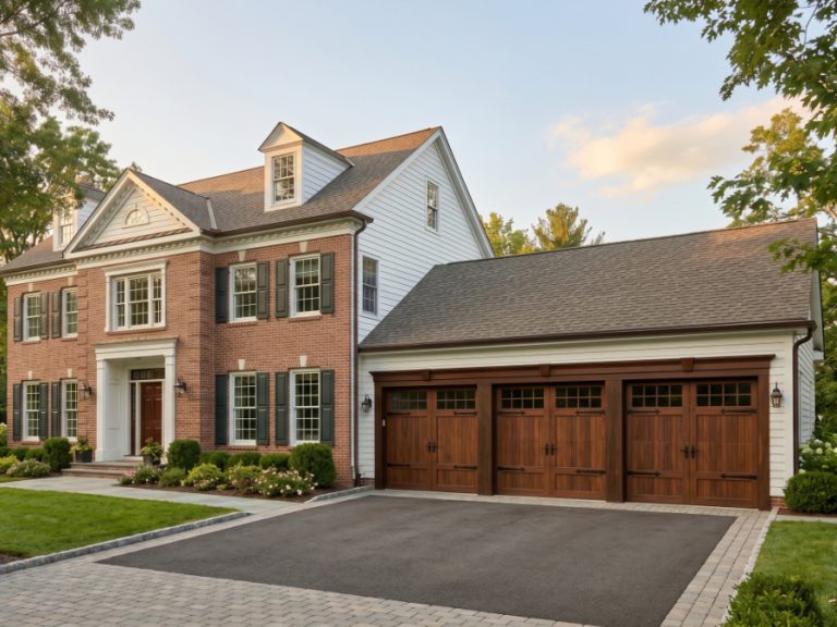 Best Garage Door Styles for Basking Ridge Colonial Homes